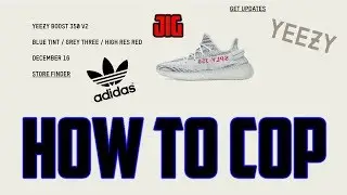 How to Cop The Adidas Yeezy Boost 350 V2 Blue Tint Manual - Splash Bypass Info!