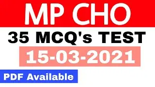 #mpcho test I mp cho exam preparation 2021 I mp cho exam preparation I community health officer test