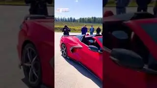Новый Chevrolet Corvette Stingray C8  Снимаем тест драйв!