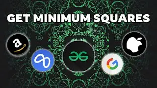 Get Minimum Squares | POTD | GFG