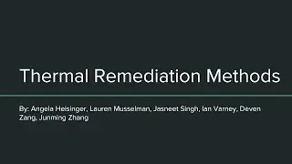 Remediation Methods Presentation