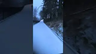 Snow Ride: RTG 500XT #EBike in the #Snow | E&N Rail Trail | Victoria, BC