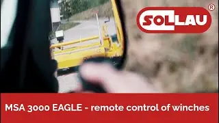 MSA EAGLE Tow Behind Magnetic Sweeper for airports and large areas - remote control