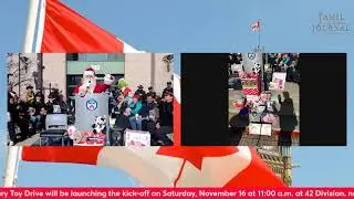 4 District TPS Auxiliary Toy Drive  launching on Saturday, November 16 @11 a.m.@42 Division.