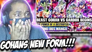 Beyond Dragon Ball Super God Of Destruction Gardox Vs Beast Gohan Begins! REACTION