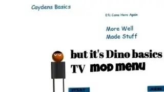 Caydens basics but it's Dino basics mod menu android port (Baldi basics mod)