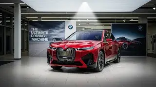 BMW iX M60 Red &ndash; Ultra Realistic Showroom Cinematic Visuals (Must Watch!)