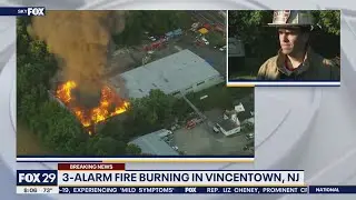 Fire crews get 3-alarm fire under control in Vincetown