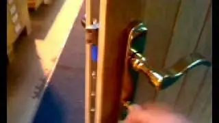 Night latch function on multi point lock