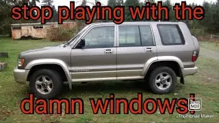window(s) won't work, child lock switch button (Isuzu trooper 2000) stopped working, circuit breaker