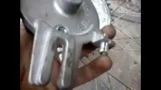 bicicleta motorizada com cubo de mobilete