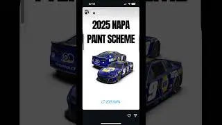 Chase Elliott&rsquo;s 2025 NAPA scheme!!!