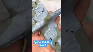 Painting the Supermarine Spitfire Mk.Vb scale model Diorama part 2 how to paint scale model plane