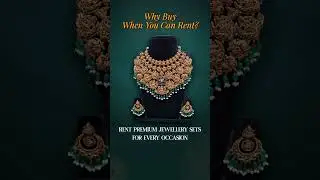High Quality Premium Bridal Jewelry For Rental in Chennai #rentaljewellery