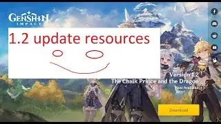 Genshin Impact Resources 1.2 update manual patch?