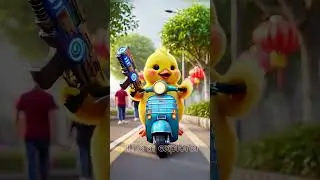 Little Yellow Duck buys a toy gun for a little boy #like #pleasesubscribe #subscribe #a