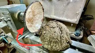 Woodturning: BIG Maple Burl