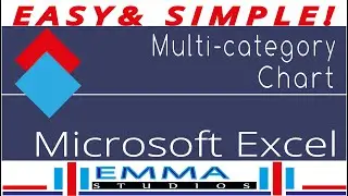 EMMA STUDIOS ll MICROSOFT EXCEL TUTORIAL-20 ll HOW TO CREATE MULTI-CATEGORY CHART IN EXCEL