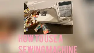 HOW TO SEW USING A SEWING MACHINE! | Kenmore Model 19233