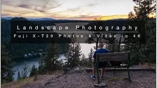 Shooting a panorama on the Mineral Ridge Trail in Northern Idaho with the Fuji X-T20.