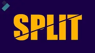 Create a SPLIT Text Animation Effect in Filmora 13