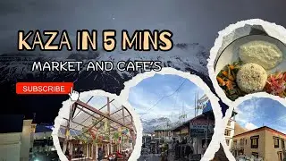 KAZA MARKET'S BEST CAFES! 5-Minute Vlog of Spiti's Hidden Gems | Spiti Valley | 2025 May