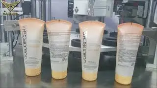DANREL Automatic Cosmetic Cream Oval Plastic Tube Filling Sealing Cutting Machine