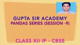 Panda SeriesSession 9
