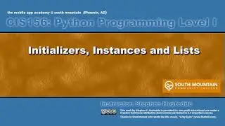 Python 08E - Initializers, Instances and Lists