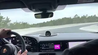 Gotland Ring in a Porsche Taycan