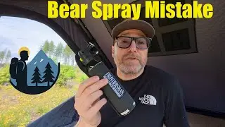 I Dropped My Bear Spray&hellip; And Got It in My Mouth! #camping #hiking