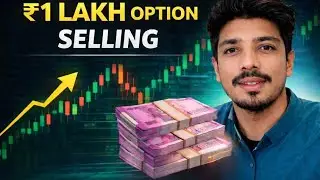 Intraday Option Selling With Hedging | 1 Lakh Capital (Live Trade)