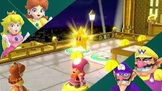【スーパーマリオパーティー】カメックのゴージャスタワー　２VS2　playerピーチ　CPUデイジー　ワリオ　ワルイージ　CPU強さたつじん　S　uper Mario party　＃大晦日SP　ゲーム