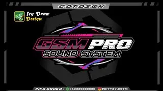 CARA MEMBUAT LOGO SOUND SYSTEM KEREN || DI APLIKASI IVY DRAW