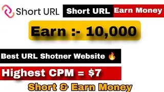 URL Shortx 🔥 || Best URL Short Website || Short URL & Earn Money 💰 | 100% Real URL Shotner Website 🔥