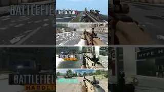 SCAR-H Compared between #battlefield2 #badcompany4 #battlefieldhardline #battlefield2042