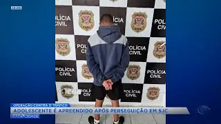 Adolescente &eacute; apreendido ap&oacute;s persegui&ccedil;&atilde;o em S&atilde;o Jos&eacute; dos Campos | BAND CIDADE 1&ordf; EDI&Ccedil;&Atilde;O