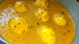 അപ്പത്തിനും,ചപ്പാത്തിക്കും രുചിയുള്ള മുട്ട കുറുമ/egg kuruma