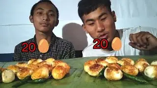 40 eggs mukbang challenge @jaongam