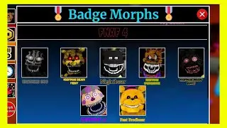 FNAF 4 MULTIVERSE RP ALL BADGES Roblox