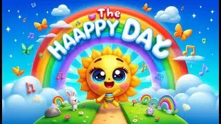 The Happy Day Song 🌞 | Fun Kids Animation | Learn Colors, Numbers & Dance Together!