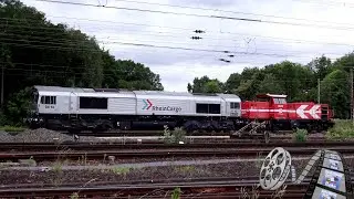 Trainspotting #510 - 4k60 - Erst BR185 136-9 und dann RheinCargo BR266 062-9 mit BR272 015-5