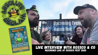 AB live interview at Rosscofest - talking to Rossco & Co 🐝 