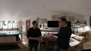 INSIDE PAUL MADONNA'S ART STUDIO (VR 360&deg;)
