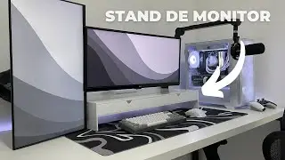 COLOQUEI UM STAND DE MONITOR DE ACR&Iacute;LICO NO MEU SETUP!