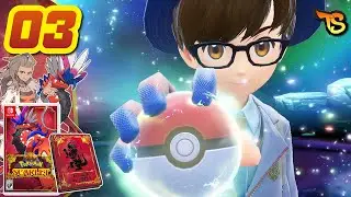 Pokémon Scarlet 03 - TERA BATTLE, nova mecânica do jogo! Pokémon Cristalizado!!! (História Completa)