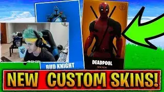 Ninja receives CUSTOM skin from EPIC GAMES! Best player in fortnite!