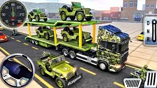 US Army Vehicle Driving Transporter Truck - Cargo Airplane Simulator 2026 - Android GamePlay #2