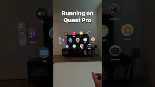 Apple visionOS UX running on Meta Quest Pro | Nova #shorts