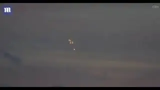 OVNI sobrevoando campo de batalha na Ucrânia